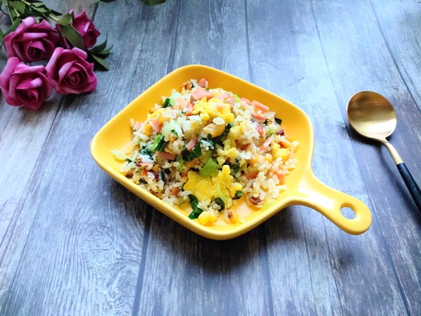 Fried Rice with Vegetables and Eggs recipe