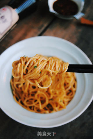 【shanghai】noodles with Peanut Butter and Scallion Sauce recipe