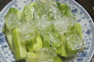 Chilled Cucumber Strips recipe
