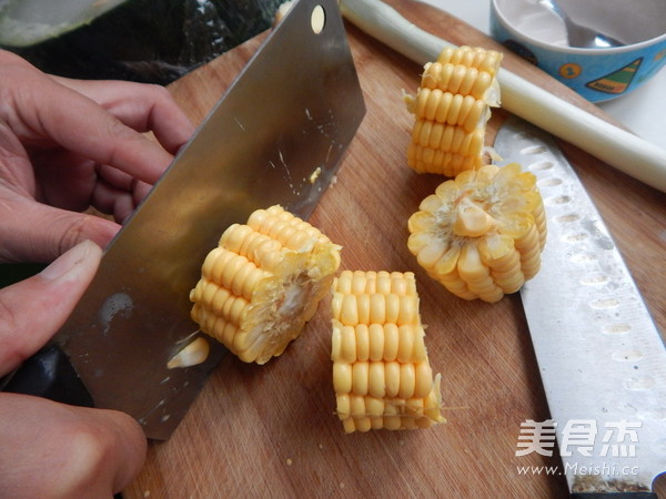 Winter Melon Corn Big Bone Soup recipe