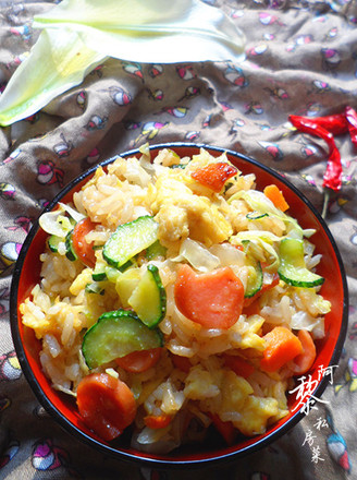 Five Egg Fried Rice recipe