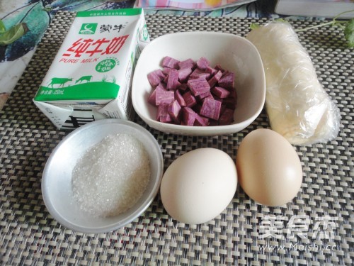 Purple Sweet Potato Tart recipe