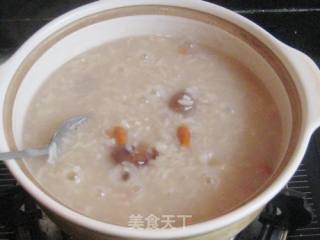 Rose Longan Porridge recipe