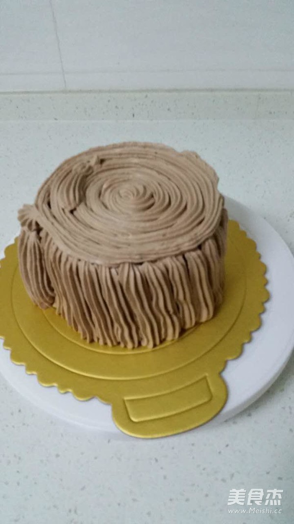 Chocolate Swirl Stump Cake-the 2nd Lezhong Baking recipe