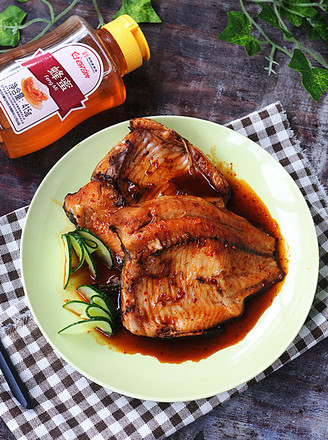 Lemon Honey Grilled Fish Steak recipe