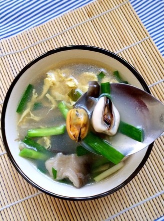 Mushroom Seafood Soup
