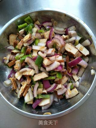 Tofu Mixed with Onion recipe