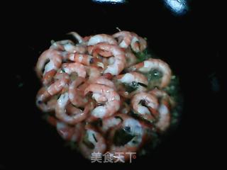 Fried Prawns with Coprinus Mushrooms recipe