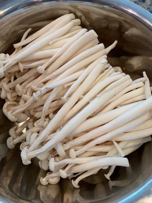 Soy Sauce Garlic Flavored Enoki Mushroom😍 recipe