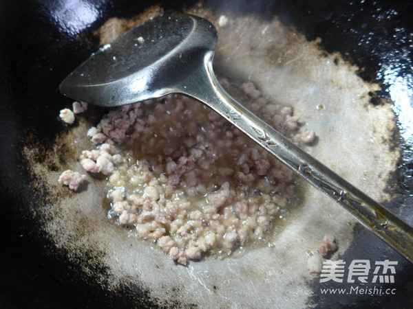 Stir-fried Sour Beans with Minced Pork recipe