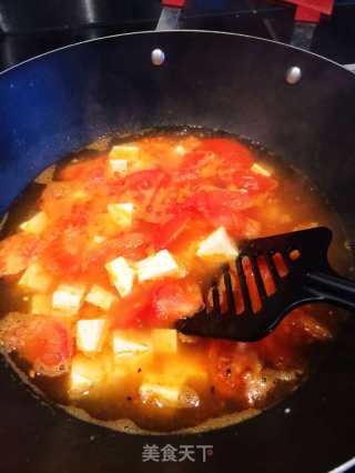 Tomato Seafood Tofu Soup recipe