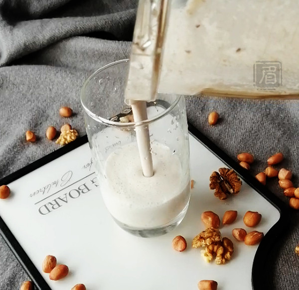 Peanut and Walnut Milk recipe