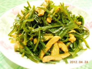 Fried Kelp Shredded Pork recipe