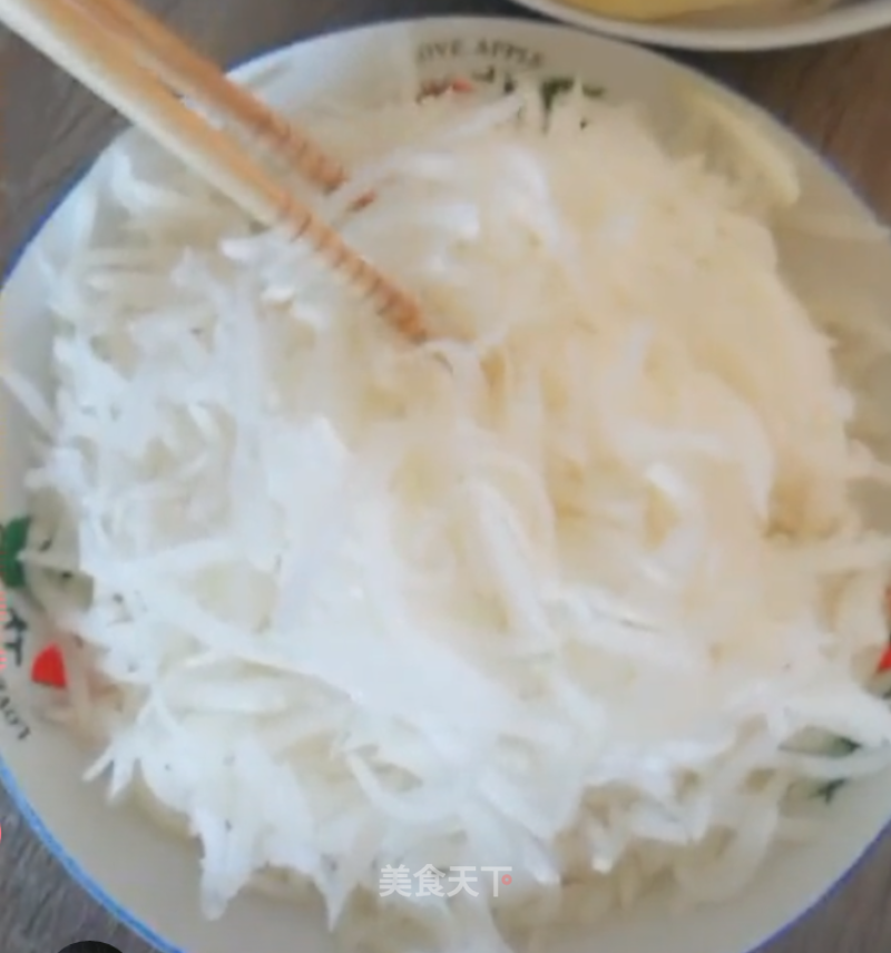 #萝卜#how to Make Sweet and Sour Shredded White Radish