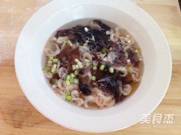 Seaweed and Shrimp Skin Dumpling Wonton recipe