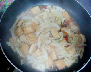 Tofu Stewed with Cabbage recipe