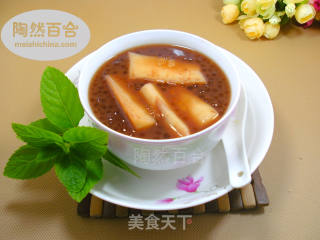 Flower Pattern Yam: Red Wine Sago Yam recipe