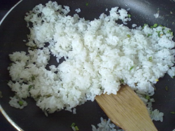 Shrimp Fried Rice with Chives recipe