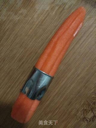 Stir-fried Carrots and Green Peppers recipe