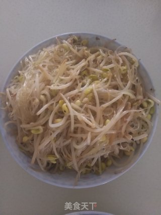 Stir-fried Vermicelli with Bean Sprouts recipe