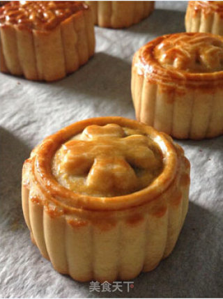 Red Bean Paste Mooncake recipe