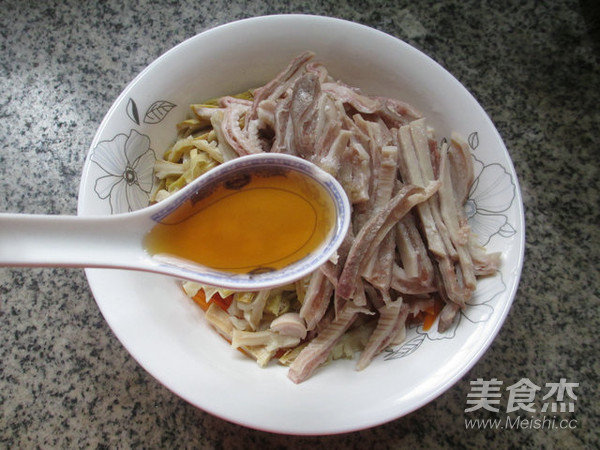 Lamb Tail and Bamboo Shoots Mixed with Pork Belly recipe