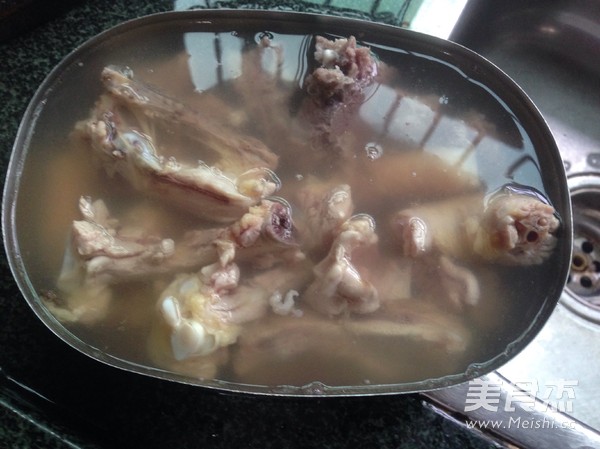 Corn Yam Chicken Bone Soup recipe
