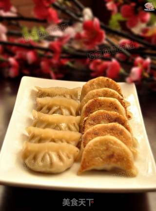 Pleurotus Eryngii Pork Fried Dumplings recipe