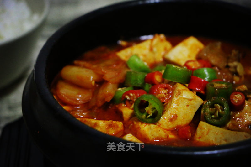 Korean Kimchi Tofu Soup recipe