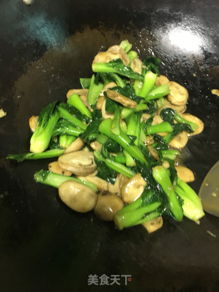 Shanghai Green Fried Mushrooms recipe