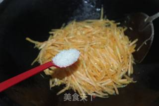 Sweet and Sour Sweet Potato Shreds recipe
