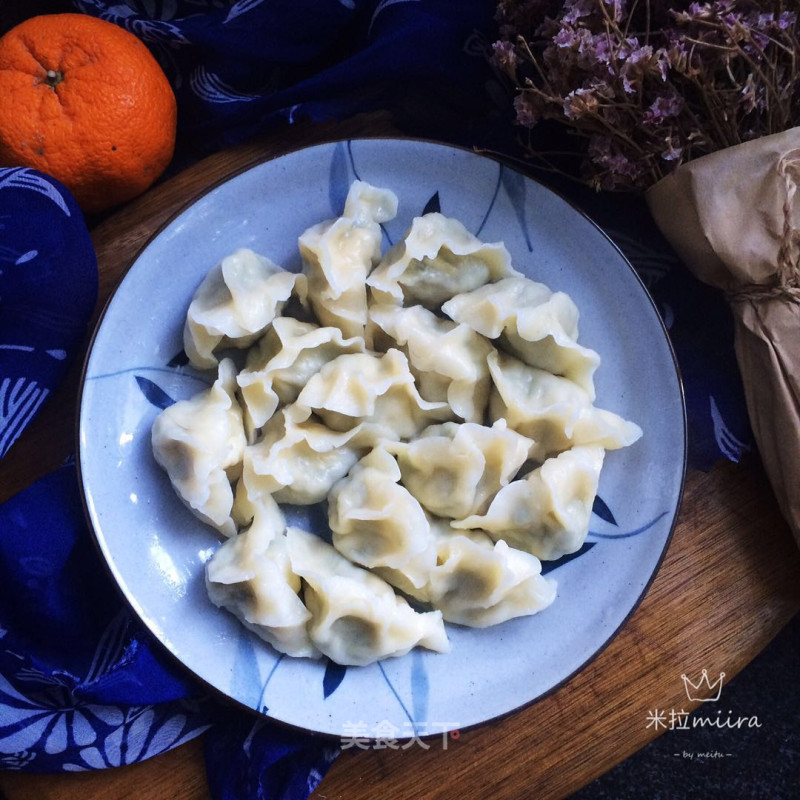 Sophora Japonica Egg Dumplings recipe