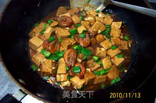 【little Fisherman's Private Kitchen】--- "shrimp and Garlic Braised Tofu" recipe