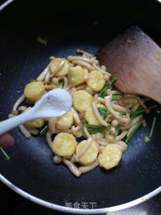 Japanese Tofu with Mushrooms and Seafood recipe