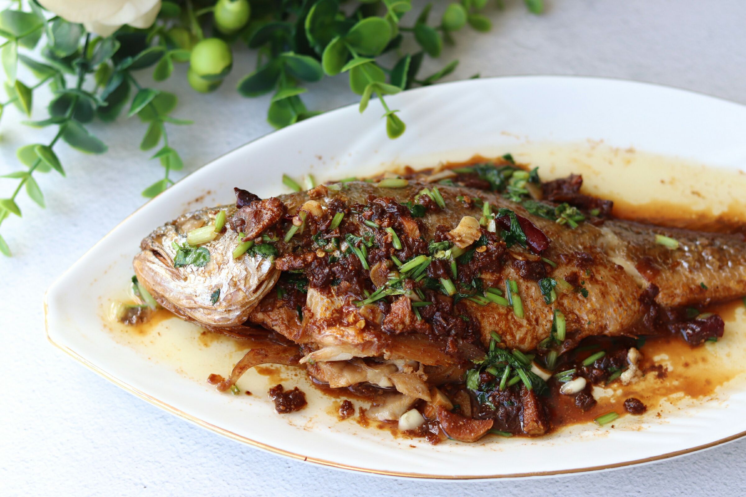 Braised Rhubarb in Sauce recipe