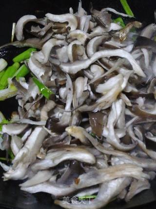 Green Garlic Oyster Mushroom recipe