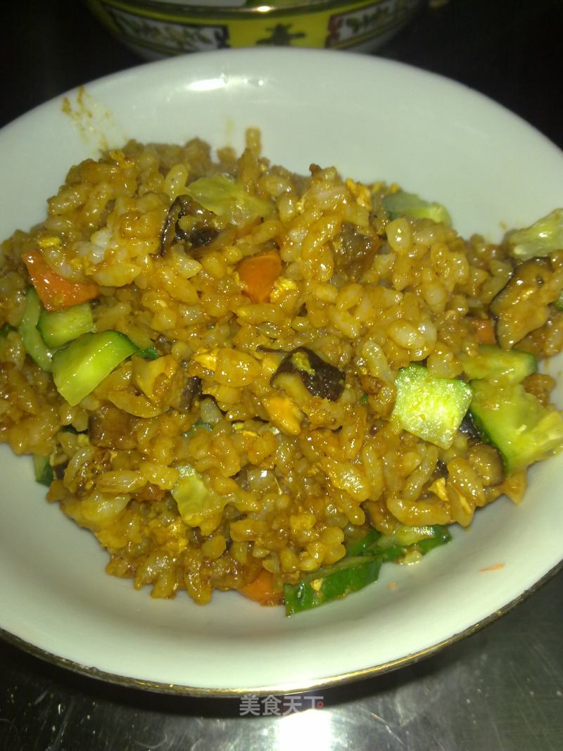 Fried Rice with Mushroom Soy Sauce recipe