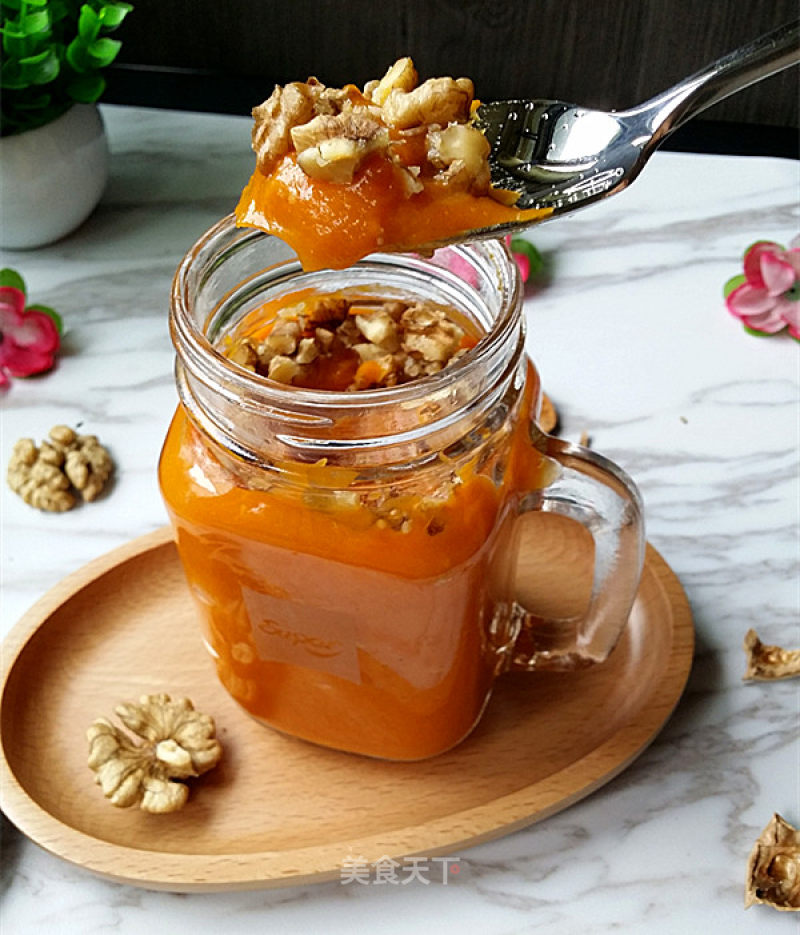 Pumpkin Porridge with Walnuts and Yam recipe