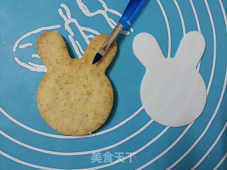 Super Cute Little Cute Rabbit Fondant Biscuits recipe