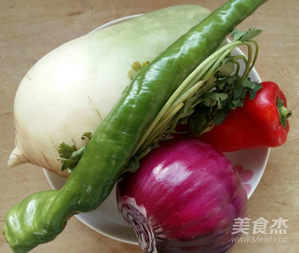 Seasonal Mixed Vegetables and White Radish recipe