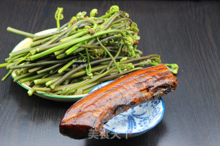 Fried Bacon with Bracken recipe