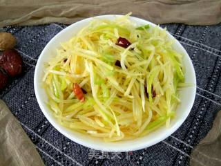 Shredded Potatoes with Hot Peppers recipe