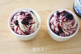 Nutritional, Delicious and High-value Appearance-blueberry Yam Puree recipe