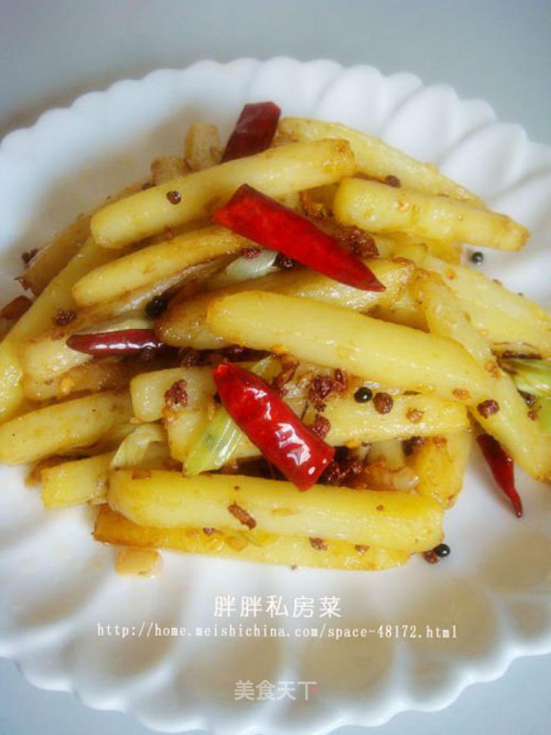 【sichuan Cuisine】--dried Stir-fried Potato Chips recipe