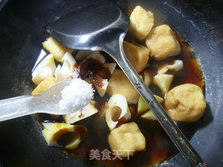 Braised Bamboo Shoots with Tofu in Oil recipe