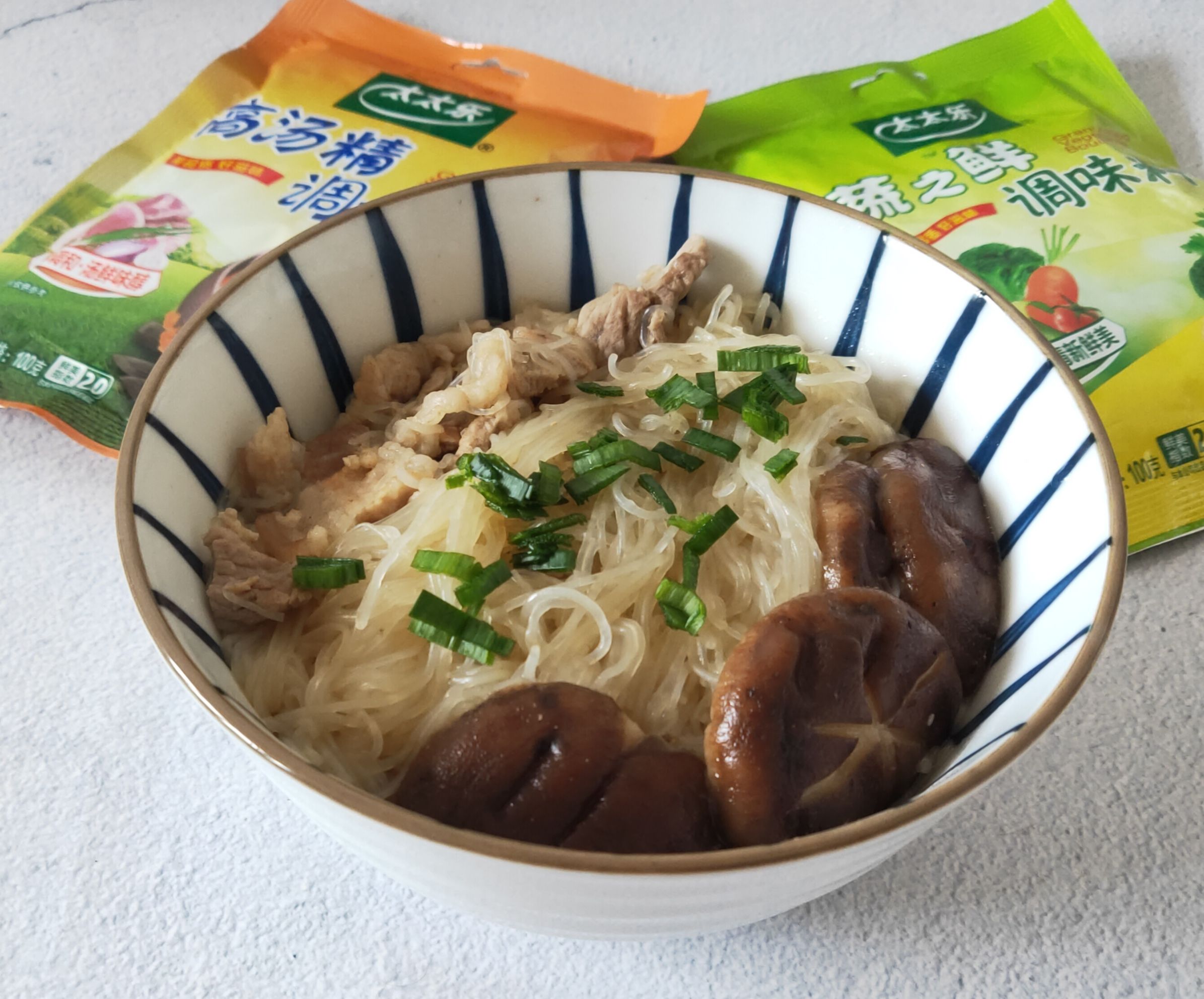 Vermicelli Soup with Minced Meat recipe