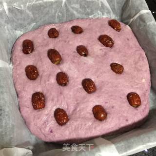 Red Date and Purple Sweet Potato Evaporated Cake recipe