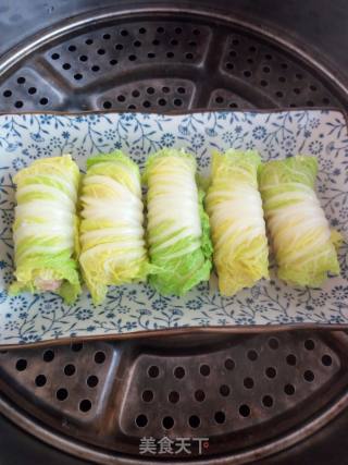 Steamed Baby Cabbage Rolls recipe