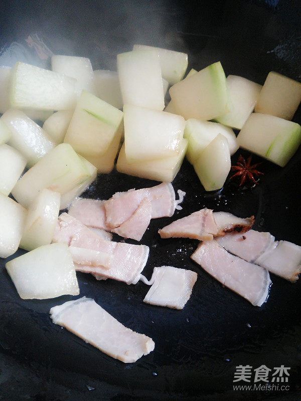 Bacon Roasted Winter Melon recipe