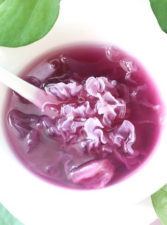 Purple Sweet Potato and Tremella Soup recipe